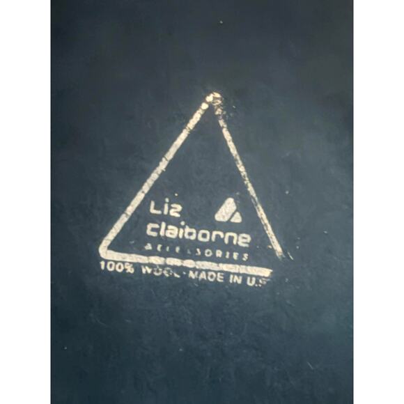 Vintage 80s Liz Claiborne Accessories Blue Wool Felt Pillbox Hat Feather USA main image 5